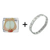 Garfield Arlene Combination Italian  Charm  Bracelet