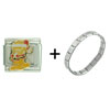 Garfield Santa  Christmas   Italian  Charm Bracelet
