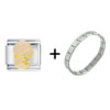  Precious   Moments  Praying Italian Charm Bracelet
