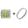  Precious   Moments  Flower Italian Charm Bracelet