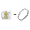  Precious   Moments  Girl Italian Charm Bracelet