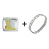  Precious   Moments  Nap Boy Italian Charm Bracelet