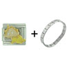 Rugrats  Baby  Dil Pickles Combination Italian Charm Bracelet