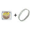Bad  Hair  Day Italian Charm Bracelet FBT_CH1048_PG_STARTER