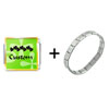 Green Retro  Custom   Italian   Charm  Bracelet