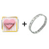 Heart Cookie  Custom   Italian   Charm  Bracelet