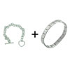 Toggle  Starter  With Heart Italian Charm Bracelet