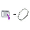 Custom Laser Combination Laser Italian Charm