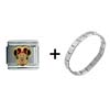 Minnie  Mouse Italian Charm Bracelet  ... 