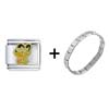 Pluto  Dog  Italian  Charm  Bracelet