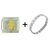 Tinkerbell Combination Italian Charm Bracelet