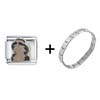 Princess  Jasmine  Italian Charm Bracelet