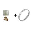 Ariel Combination Italian Charm  Bracelet 