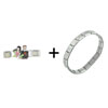 Archie And Veronica Deluxe  Italian   Charm   Bracelet 
