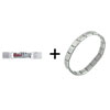 Coors Light Racing Deluxe  Italian   Charm   Bracelet 