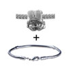 Silver Tone Sea Animal Bracelet Combination