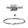Silver Tone Fish Bracelet Combination