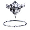 Cylindrical Shaped Bike Wheel Pattern European Bead Bracelet Combination