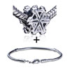 Snow Flake  European   Bead   Bracelet  Combination