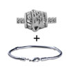  Silver  Tone Antique Finished Vase Bracelet Combination