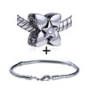 Flower Shaped Five Pointed Star Pattern European Bead  ... 