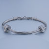 Spacer Clips Stopper Abstract European Bead Bracelet Combination