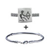 Man With Bow And Arrow Bracelet Combination