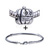Cartoon Pumpkin Guy Pattern European Bead Bracelet Combination