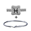 Zodiac Pisces European Bead Bracelets Combination