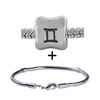 Zodiac Gemini European Bead Bracelets Combination
