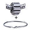 Cylindrical Wheel European Bead Bracelet Combination