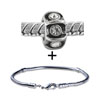  Rhinestone  Studded Roulette  Bracelet  Combination