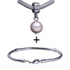 Dangle Peal European Bead Bracelet Combination