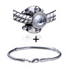 Vertical Rudder Pattern European Bead Bracelet Combination