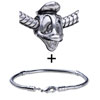 Chic  Donald   Duck  Pattern European Bead Bracelet Combination