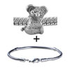 Round Pink Bear European Bead Bracelet Combination