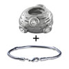 Round  Rhinestone  Spotted Bracelet Combination