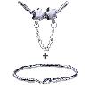 Star Head Dangle  Link  European Bead Bracelet Combination