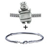 Sleeping  Crowned Figure Bracelet Combination
