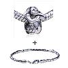 Powerful Hercules Pattern European Bead Bracelet Combination