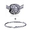 Flora Goddess Pattern  European   Bead  Bracelet Combination