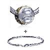 Round Shaped Big Eyes Pattern European Bead Bracelet Combination