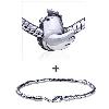 Chic Cock Pattern  European   Bead  Bracelet Combination