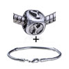Dice Shaped Letter Y Pattern European Bead Bracelet Combination