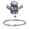 Smiling Girl Pattern European Bead Bracelet Combination
