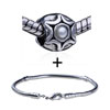 Round Shaped Star Light Pattern European Bead Bracelet Combination