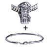  Chinese  Queen Pattern European Bead Bracelet Combination