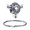 Round Shaped Happy Mouth Pattern European Bead Bracelet Combination