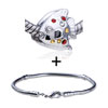Fish With Birthstones European Bead Bracelets Combination