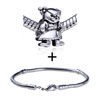  Bear  Warrior European Bead Bracelet Combination